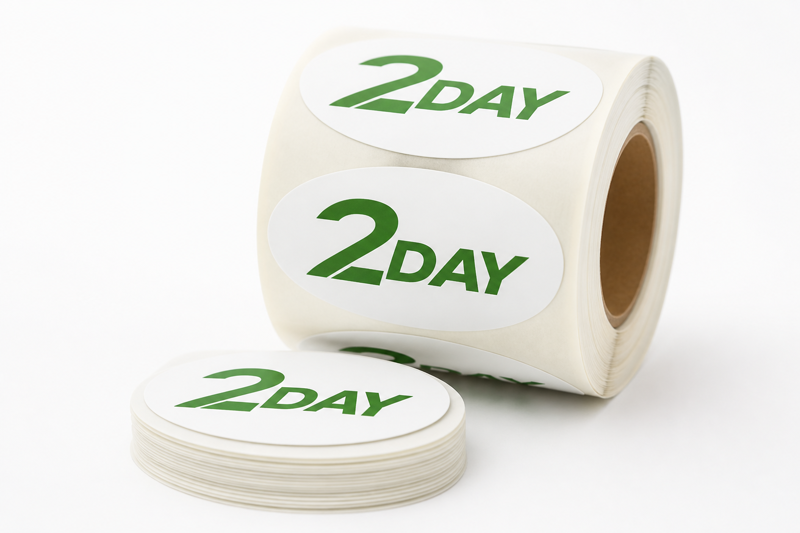 Oval labels